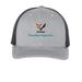 Founding Supporter Trucker Hat, a Heather Grey/ Black Printed Five-Panel Trucker Cap
