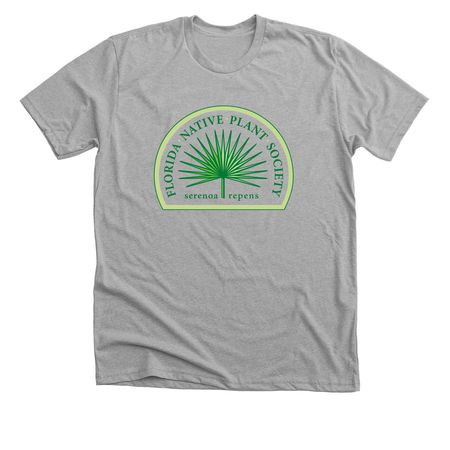 Florida Native Plant Society, a Athletic Heather Premium Unisex Tee