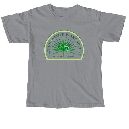 Florida Native Plant Society, a Granite Comfort Colors Unisex Tee