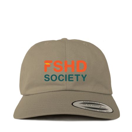 FSHD Society hat, a Khaki Classic Baseball Cap
