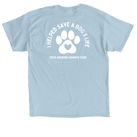 2026 Second Chance Club, a Light Blue Classic Unisex Tee