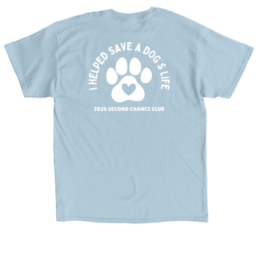 2026 Second Chance Club, a Light Blue Classic Unisex Tee