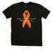 Tina's Fight Against Kidney Cancer&nbsp;, a Black Heather Premium Unisex Tee