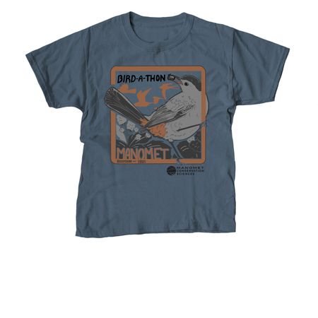 Bird-a-Thon 2026, a Indigo Youth Unisex Tee