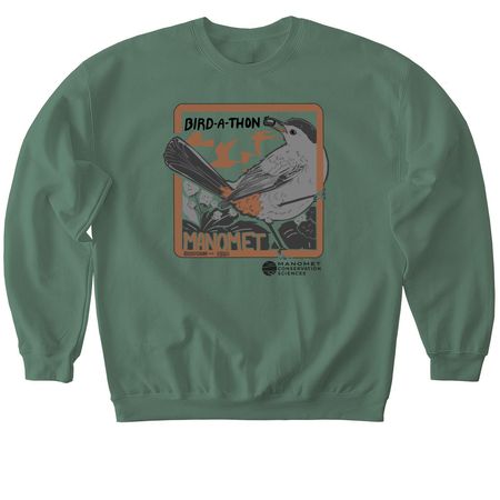 Bird-a-Thon 2026, a Military Green Softstyle Crewneck Sweatshirt