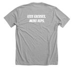 Lift Lodge Studio Apparel&nbsp;, a Athletic Heather Premium Unisex Tee (back-view)