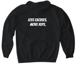 Lift Lodge Studio Apparel&nbsp;, a Black Gildan Softstyle Pullover Hoodie (back-view)