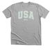 USA - QBW, a Athletic Heather Premium Unisex Tee