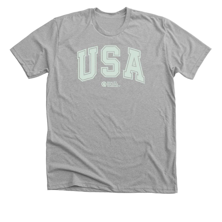 USA - QBW, a Athletic Heather Premium Unisex Tee