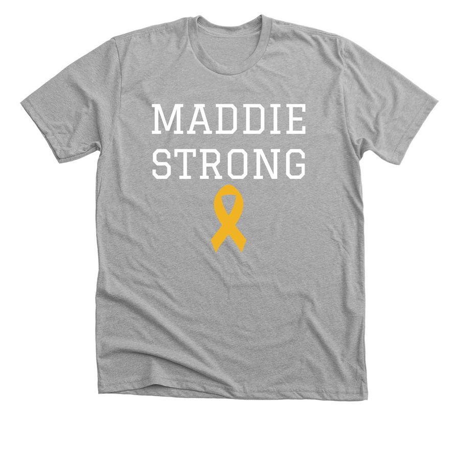 Support Maddie?s Fight!, a Athletic Heather Premium Unisex Tee