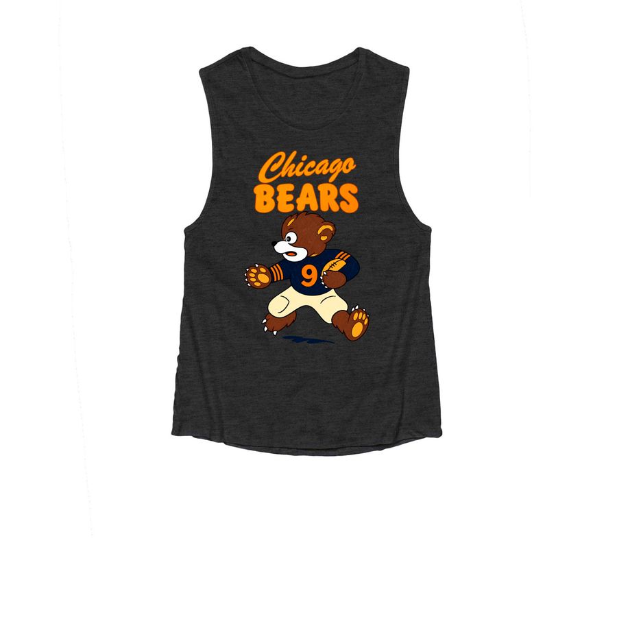 Matt Forte Chicago Bears Sweatshirt, a Dark Grey Heather Women's Muscle Tank