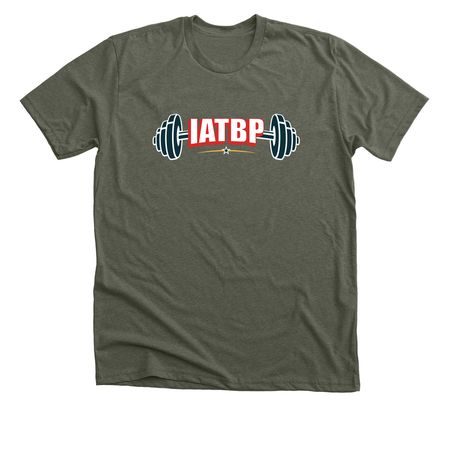 IATBP Tops, a Heather Military Green Premium Unisex Tee