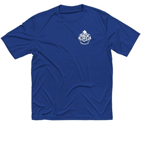 Pack 163 Oath & Law Performance Shirt, a True Royal Classic Performance Tee