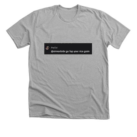 RICE GRAIN, a Athletic Heather Premium Unisex Tee
