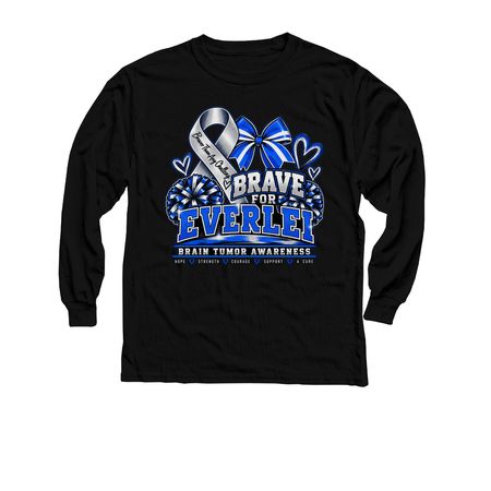 Regular Apparel, a Black Youth Long Sleeve Tee