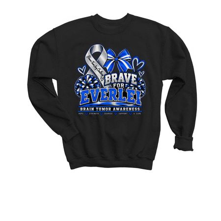 Regular Apparel, a Black Youth Crewneck Sweatshirt