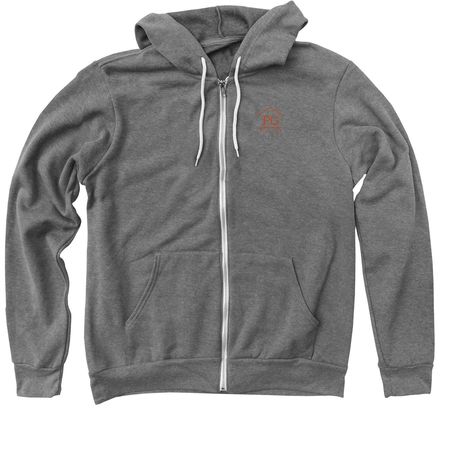 Canvas Tents&nbsp;, a Deep Heather Zip Up Hoodie