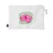 Angry Whistle Pouches, a White Grove Go-Go Pouch (back-view)