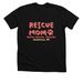 Rescue Mom Tee, a Solid Black Blend