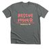 Rescue Mom Tee, a Heavy Metal Premium Unisex Tee