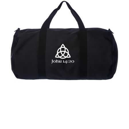 John 14:20 Duffel Bag, a Black Day Tripper Duffel Bag