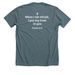 Peru Mission Trip!, a Heather Slate Premium Unisex Tee (back-view)