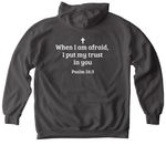 Peru Mission Trip!, a Pepper Comfort Colors Pullover Hoodie (back-view)
