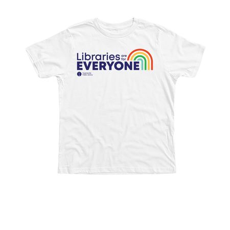 Libraries are for Everyone, a Solid White Blend Premium Youth Tee