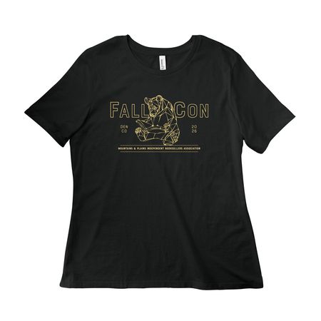 FallCon 2026 Shirts & Sweatshirts, a Vintage Black Women?s Relaxed Cotton Tee