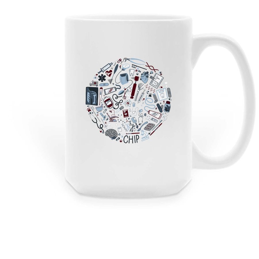 CHIP - Coffee Mug, a White Large Coffee Mug