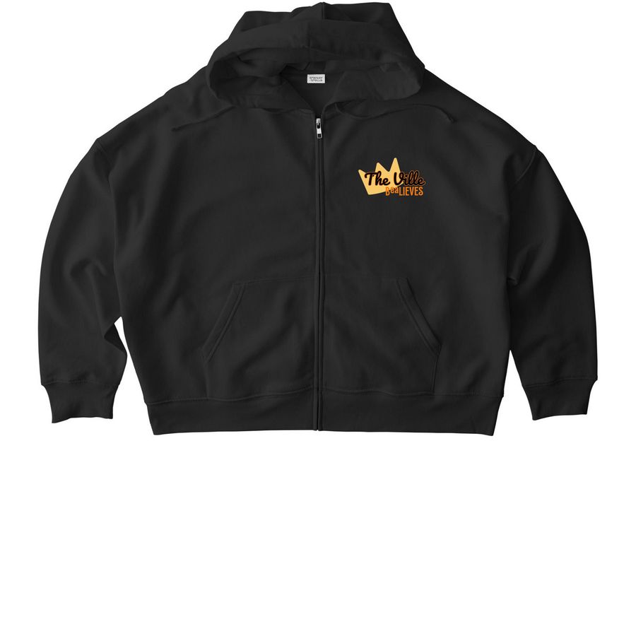 Sweatshirt, a Black Stanley/Stella Women?s Stella Ida Zip Up Pullover Hoodie