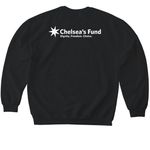 Support your local fund!, a Black Softstyle Crewneck Sweatshirt (back-view)