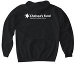 Support your local fund!, a Black Gildan Softstyle Pullover Hoodie (back-view)