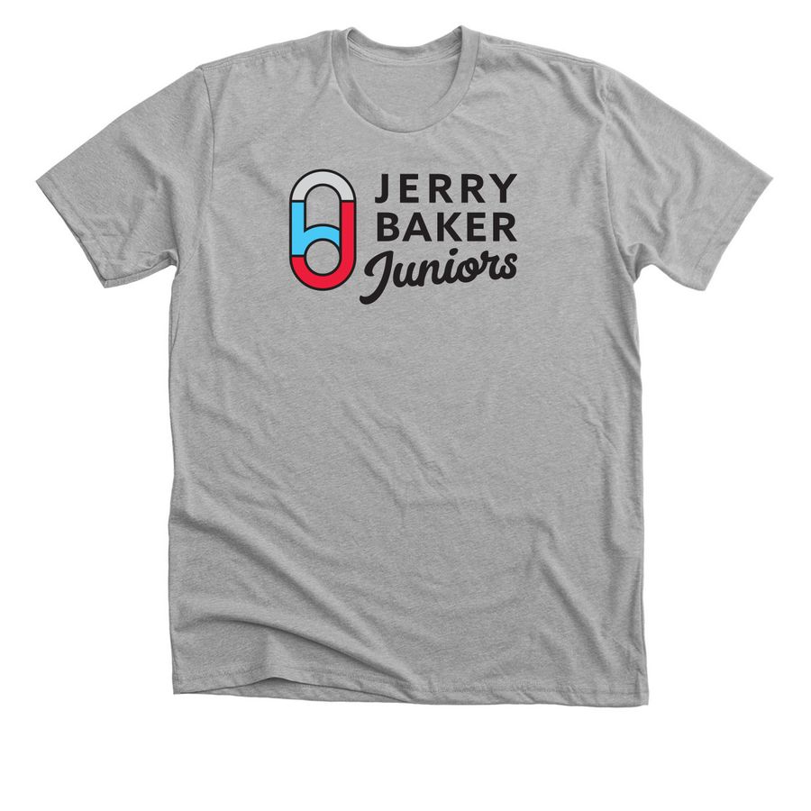 Jerry Baker Juniors, a Athletic Heather Premium Unisex Tee