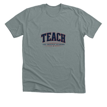 The Original Academy, a Heather Blue Storm Premium Unisex Tee