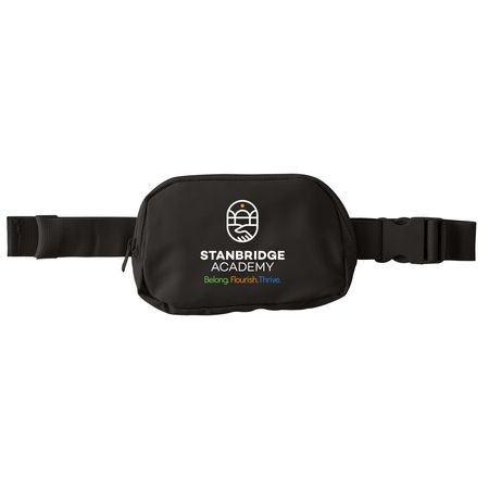 Stanbridge 5"x8" Hip Pack, a Deep Black Matte Hip Pack