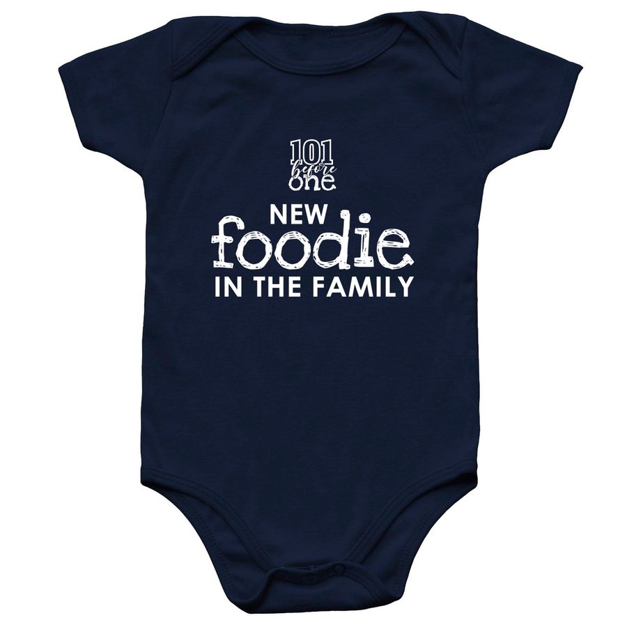 101beforeone New Foodie in The Family Onesie