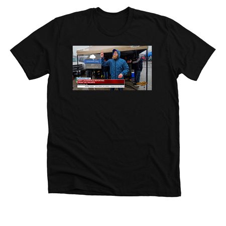 Opening Day Bert Shirt, a Solid Black Blend Premium Unisex Tee