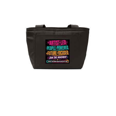 CAP MOVEMENT TOTE, a Deep Black Insulated Lunch Tote