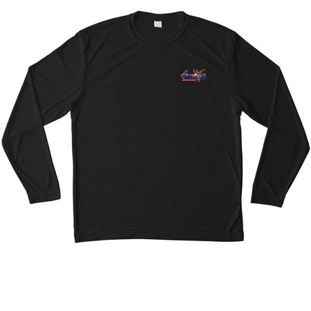 Long Sleeve AGH Jake shirt, a Black Unisex Performance Long Sleeve Tee