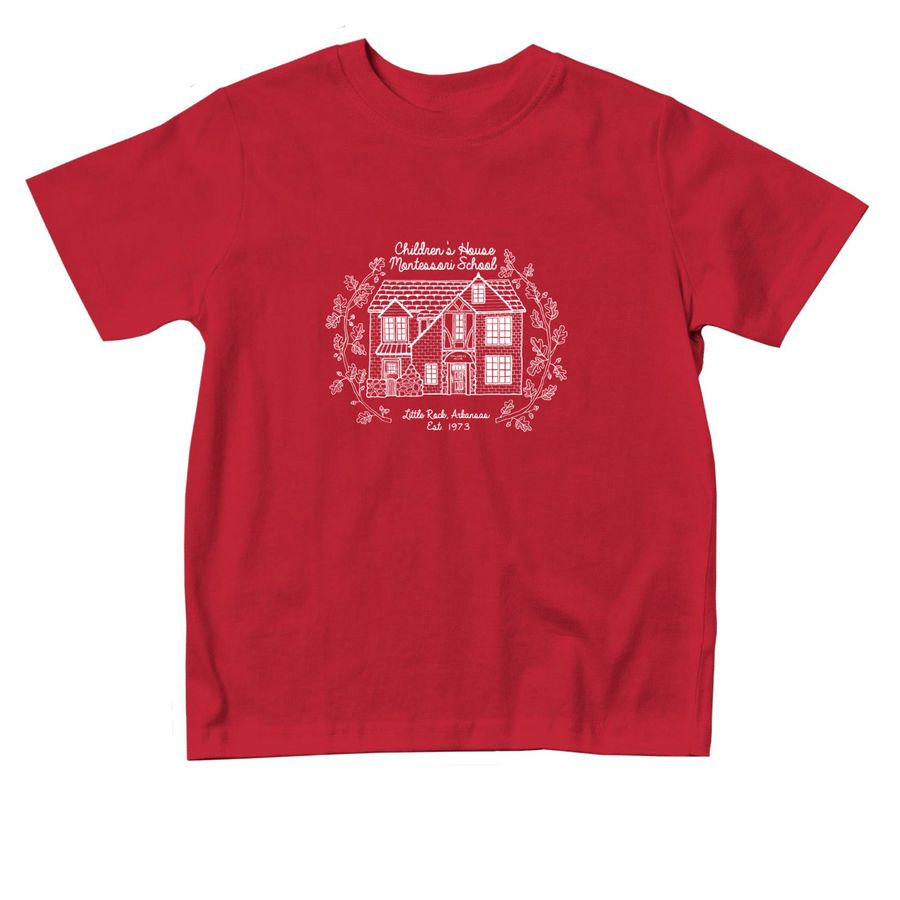 Toddler CHMS Classic School Shirt, a Red Toddler Tee