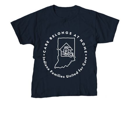 Rally Shirts!, a Navy Youth Unisex Tee