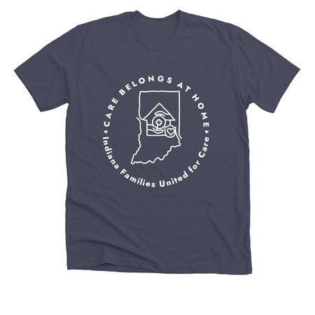 Rally Shirts!, a Heather Midnight Navy Premium Unisex Tee