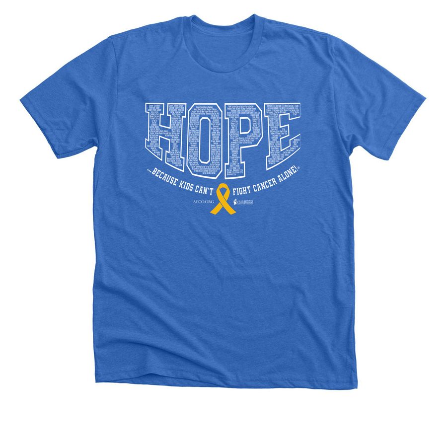2026 CCAM In Honor CO-EM Names, a Heather True Royal Premium Unisex Tee