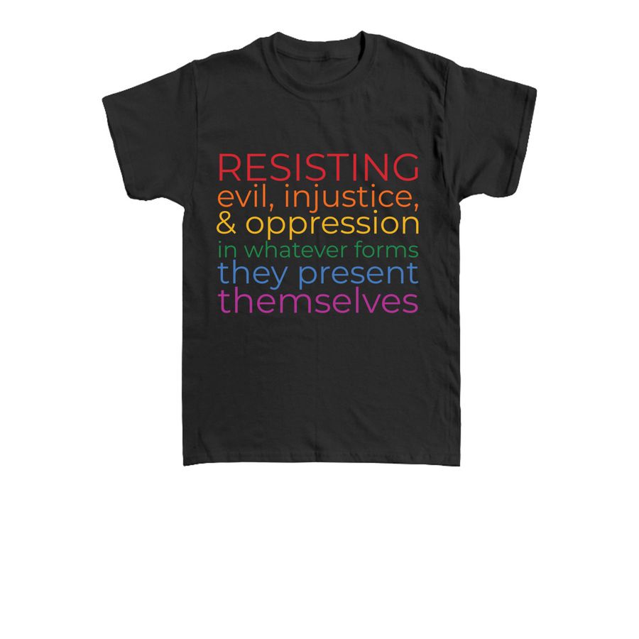 Baptismal Resistance Toddlers, a Black Toddler Tee
