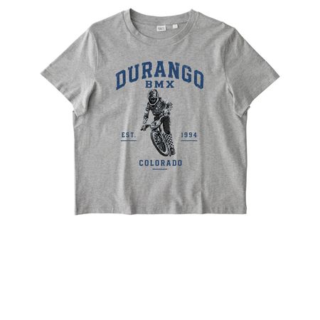 Durango BMX Vintage, a Cool Heather Grey Stanley/Stella Women?s Stella Muser Tee