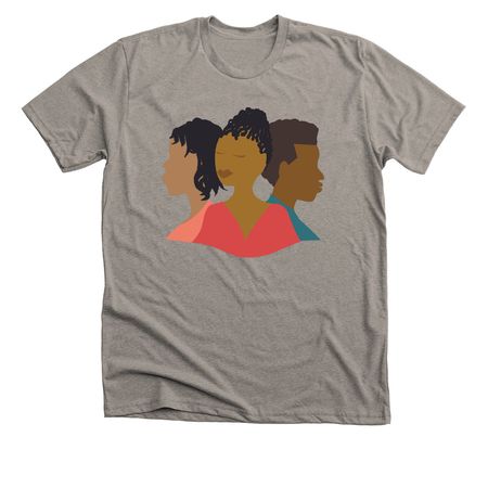 HairStory T-shirt, a Heather Stone Premium Unisex Tee