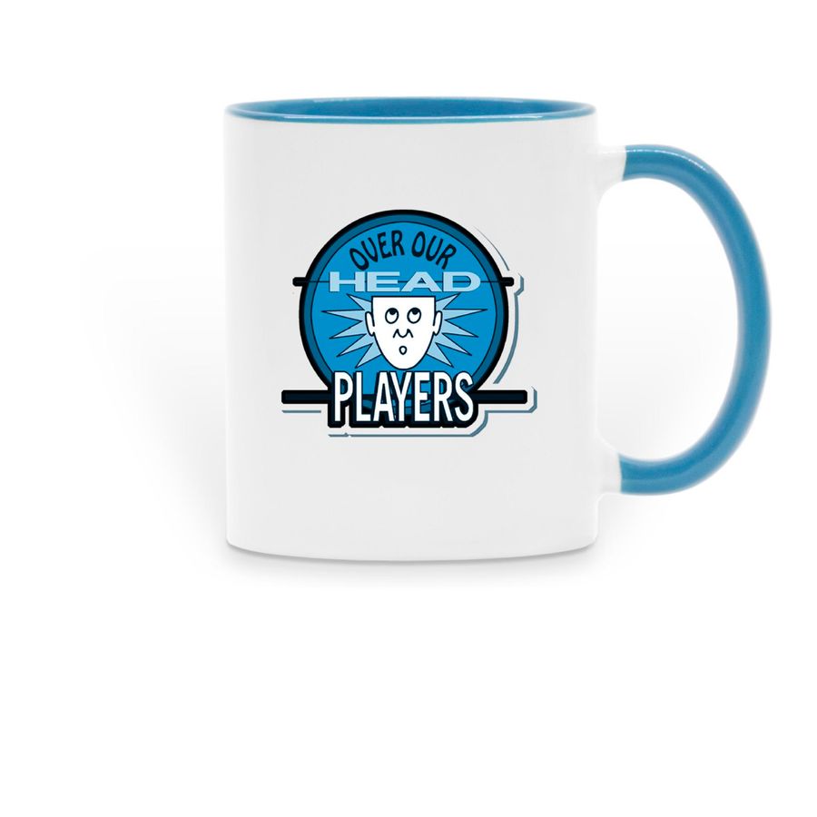OOHP MUG, a Light Blue Two-Tone Ceramic Mug
