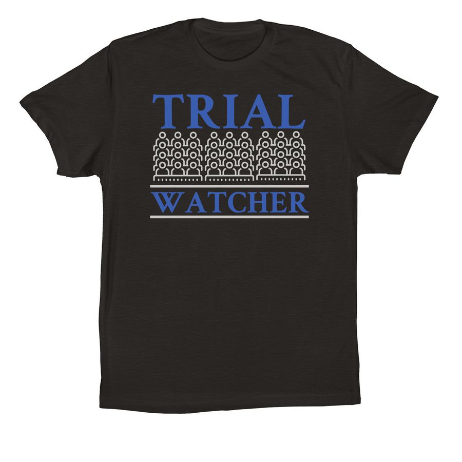 Trial Watch Tee, Noir, a Black Premium Cotton Tee