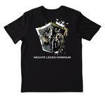 Newton Custom, a Black Nike Dri-FIT Jersey Blend Performance Tee (back-view)